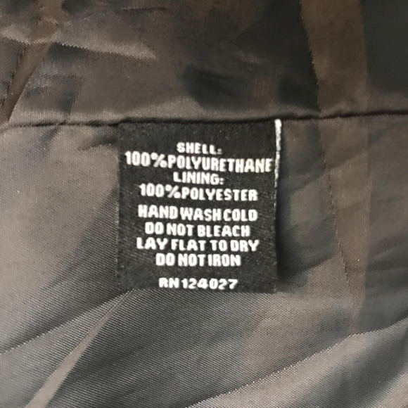 Signature Studio Jacket Womens Med Black Moto Madness Faux Leather Biker Zip NEW - Picture 14 of 16